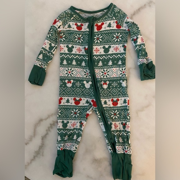 Little Sleepies Mickey Fair Isle Zippy - Picture 4 of 7